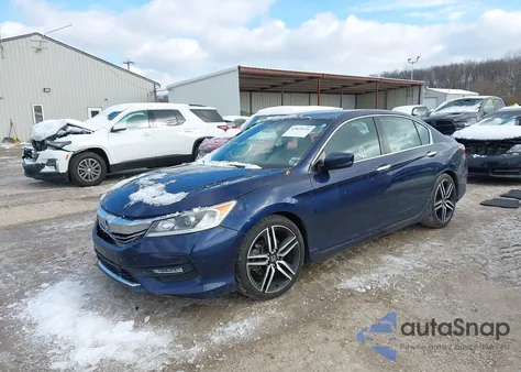 2017 Honda Accord Sport from USA, damaged, VIN 1HGCR2F55HA295430